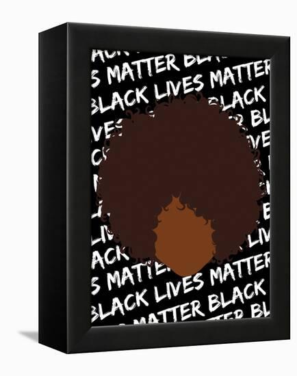 BLM 8-Victoria Brown-Framed Stretched Canvas