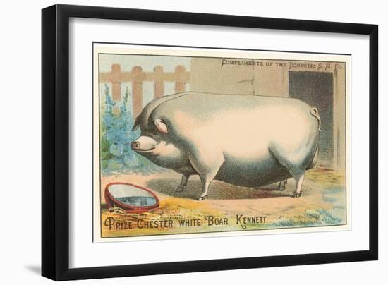 Bloated Pig-null-Framed Art Print