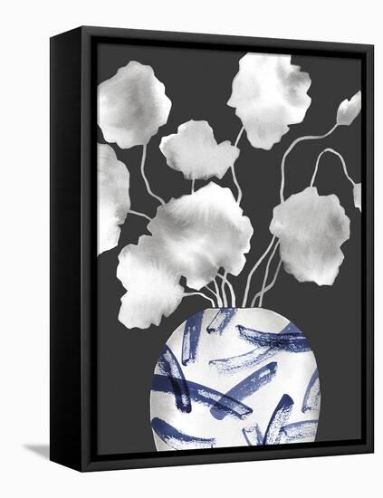 Block Bouquet - Stem-Kristine Hegre-Framed Stretched Canvas
