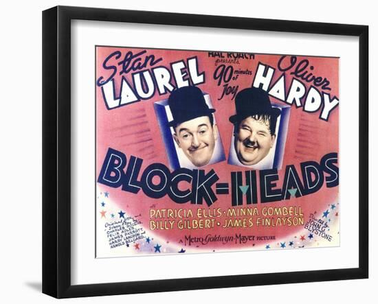 Block-Heads, 1938-null-Framed Art Print