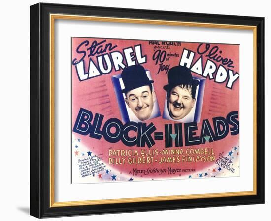Block-Heads, 1938-null-Framed Art Print
