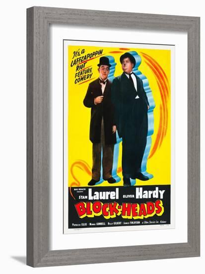 Block-Heads, 1938-null-Framed Giclee Print