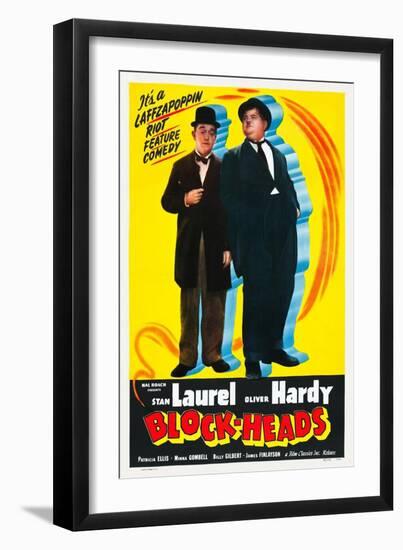 Block-Heads, 1938-null-Framed Giclee Print