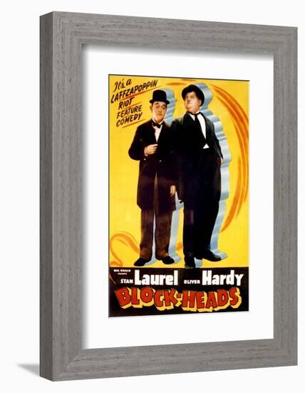 Block-Heads - Movie Poster Reproduction-null-Framed Photo