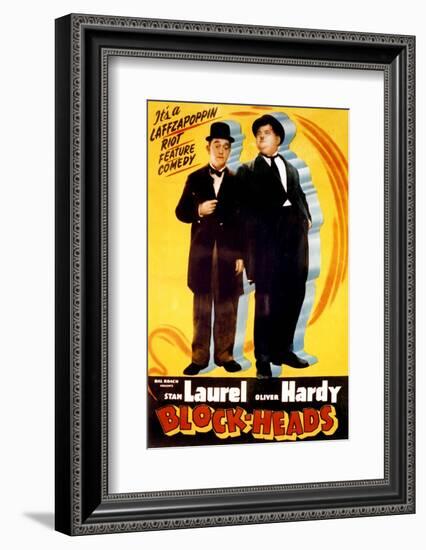 Block-Heads - Movie Poster Reproduction-null-Framed Photo