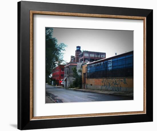 Block In Detroit-NaxArt-Framed Art Print