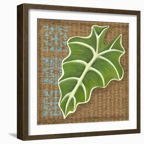 Block Print Palm II-Chariklia Zarris-Framed Art Print