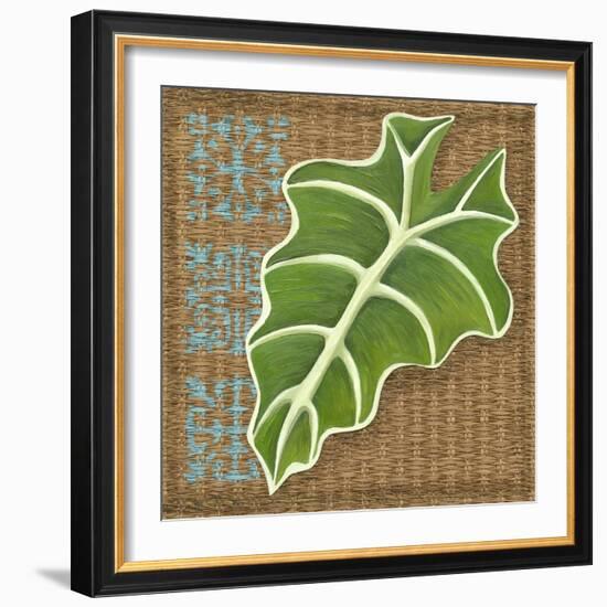 Block Print Palm II-Chariklia Zarris-Framed Art Print