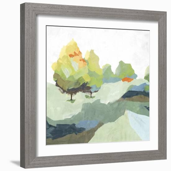 Blocked II-Isabelle Z-Framed Art Print