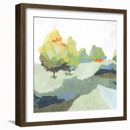 Blocked II-Isabelle Z-Framed Art Print