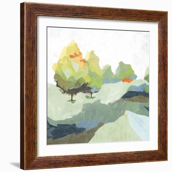 Blocked II-Isabelle Z-Framed Art Print