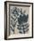 Blockprint Folk Flowers I-June Vess-Framed Art Print