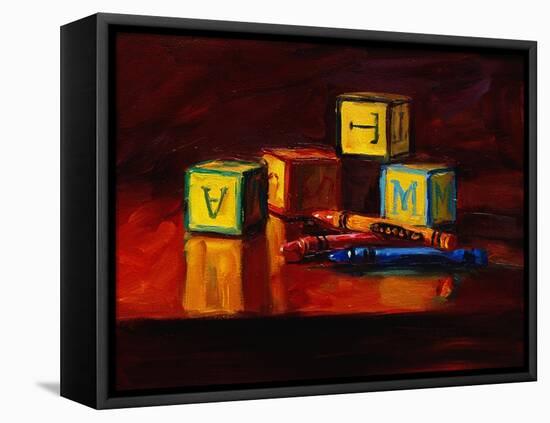 Blocks-Pam Ingalls-Framed Premier Image Canvas