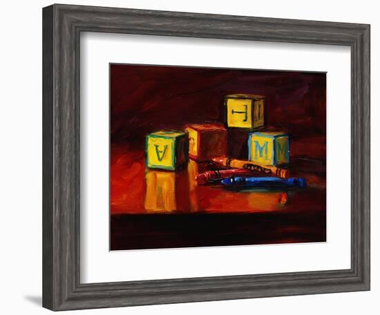 Blocks-Pam Ingalls-Framed Giclee Print