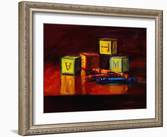 Blocks-Pam Ingalls-Framed Giclee Print