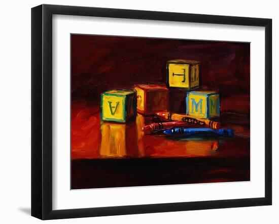 Blocks-Pam Ingalls-Framed Giclee Print