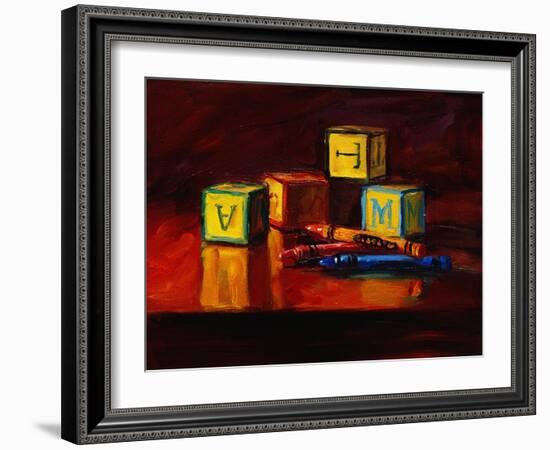 Blocks-Pam Ingalls-Framed Giclee Print