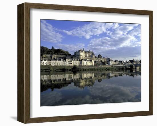 Blois, Loire, View of Town from the River-Marcel Malherbe-Framed Photographic Print