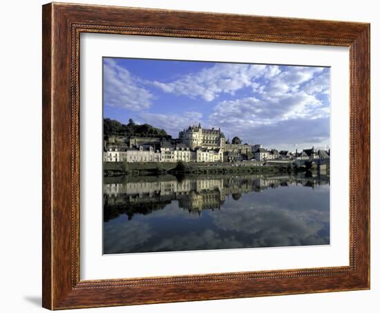 Blois, Loire, View of Town from the River-Marcel Malherbe-Framed Photographic Print