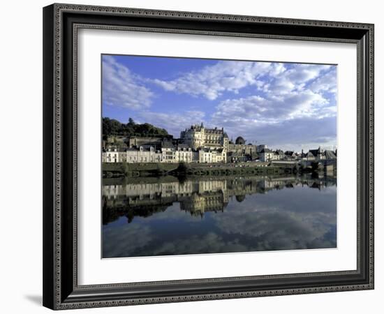 Blois, Loire, View of Town from the River-Marcel Malherbe-Framed Photographic Print