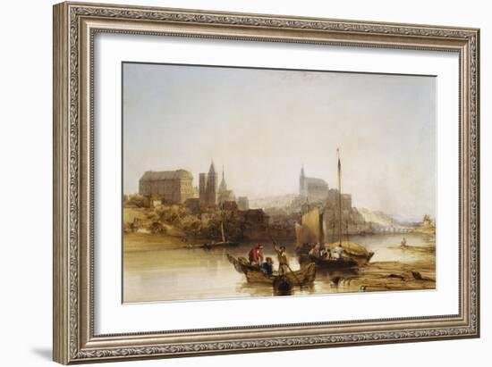 Blois on the Loire, 1840-William Callow-Framed Giclee Print
