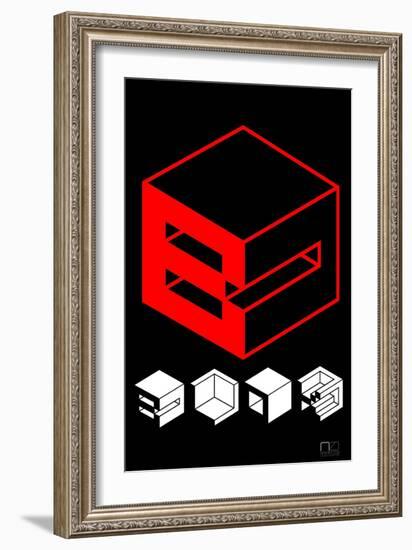 Blok Poster-NaxArt-Framed Art Print