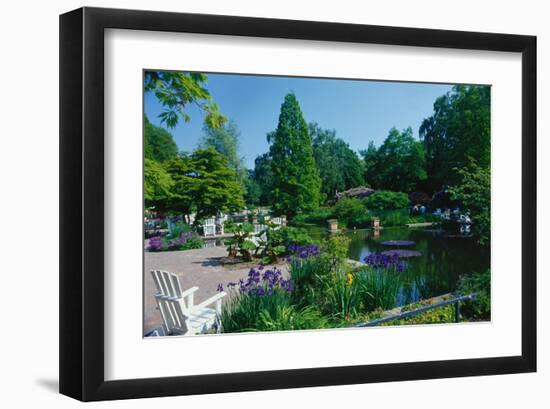 Blomen Park Hamburg Germany-null-Framed Art Print