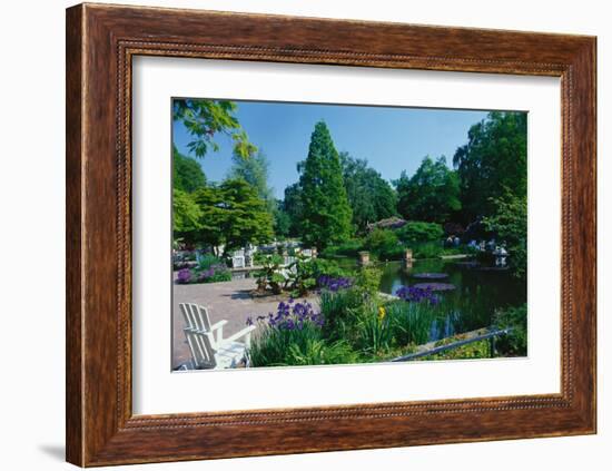 Blomen Park Hamburg Germany-null-Framed Art Print