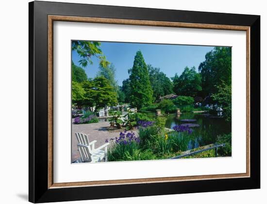 Blomen Park Hamburg Germany-null-Framed Art Print