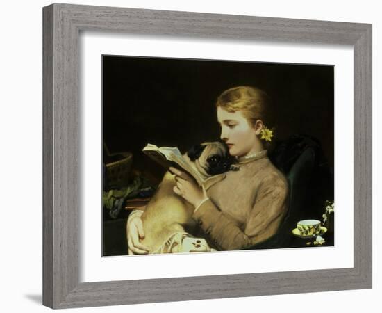 Blond and Brunette, 1879-Charles Burton Barber-Framed Giclee Print