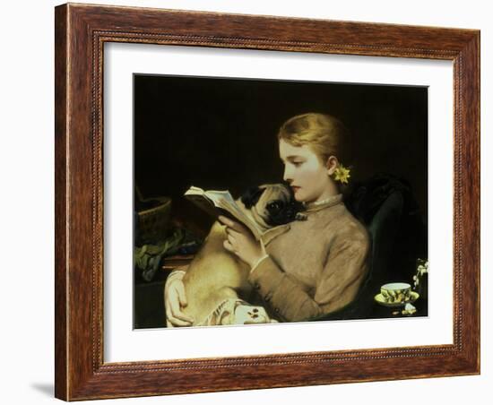 Blond and Brunette, 1879-Charles Burton Barber-Framed Giclee Print