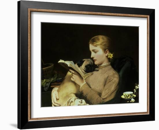 Blond and Brunette, 1879-Charles Burton Barber-Framed Giclee Print