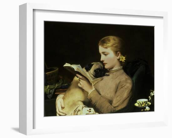 Blond and Brunette, 1879-Charles Burton Barber-Framed Giclee Print