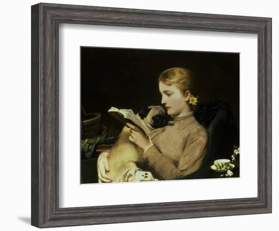 Blond and Brunette, 1879-Charles Burton Barber-Framed Giclee Print