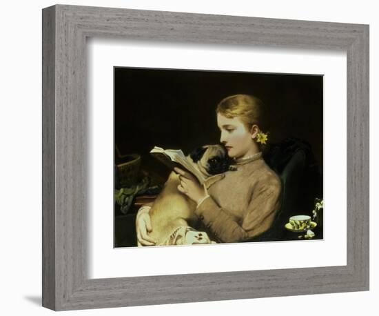 Blond and Brunette, 1879-Charles Burton Barber-Framed Giclee Print