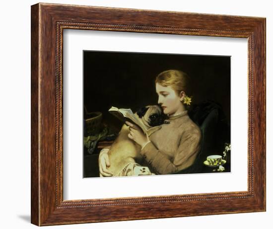 Blond and Brunette, 1879-Charles Burton Barber-Framed Giclee Print