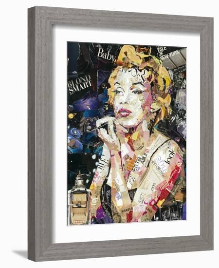 Blond Smart Baby-Ines Kouidis-Framed Giclee Print