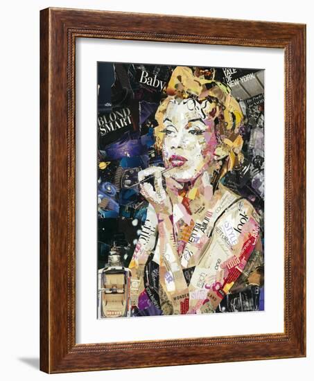 Blond Smart Baby-Ines Kouidis-Framed Giclee Print