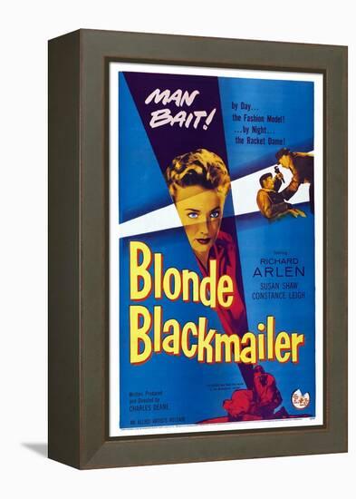 Blonde Blackmailer, (aka Stolen Time), Susan Shaw, 1955-null-Framed Stretched Canvas