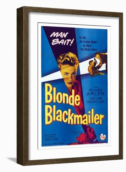 Blonde Blackmailer, (aka Stolen Time), Susan Shaw, 1955-null-Framed Premium Giclee Print