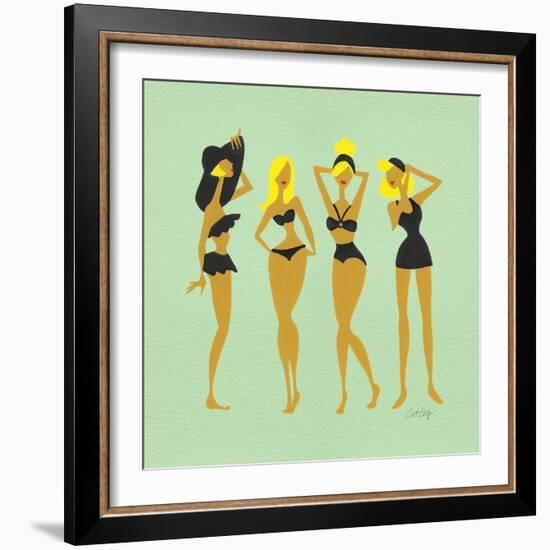 Blonde Bombshells-Cat Coquillette-Framed Giclee Print