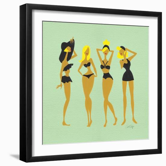 Blonde Bombshells-Cat Coquillette-Framed Giclee Print