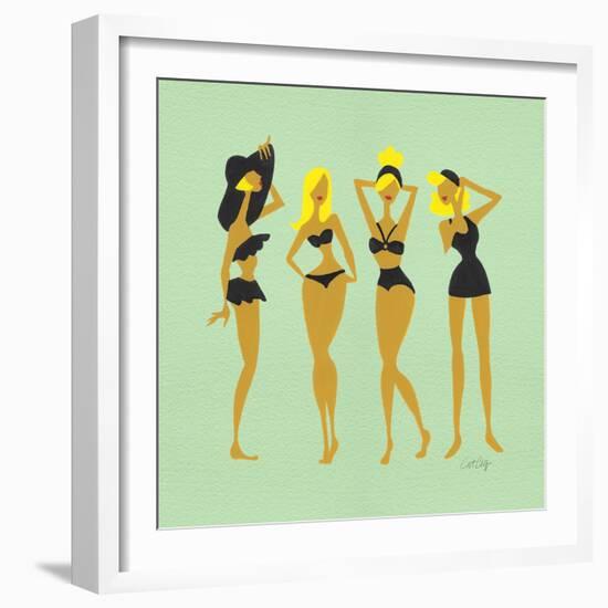 Blonde Bombshells-Cat Coquillette-Framed Giclee Print