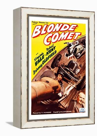 Blonde Comet-null-Framed Stretched Canvas