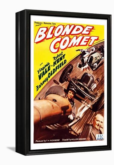 Blonde Comet-null-Framed Stretched Canvas