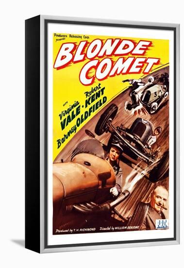 Blonde Comet-null-Framed Stretched Canvas