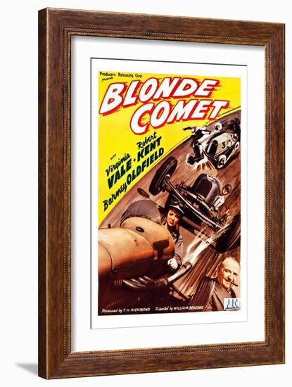 Blonde Comet-null-Framed Premium Giclee Print