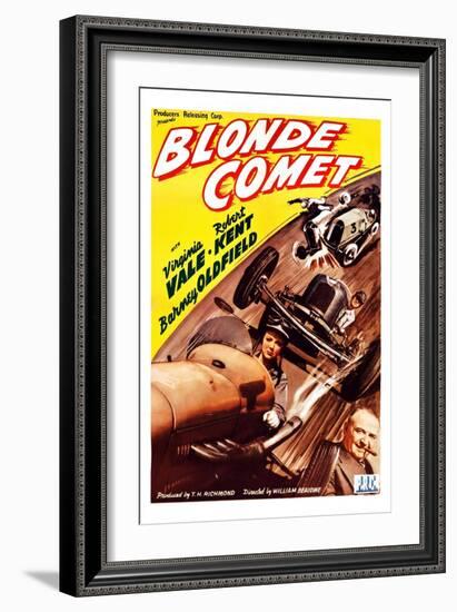 Blonde Comet-null-Framed Premium Giclee Print