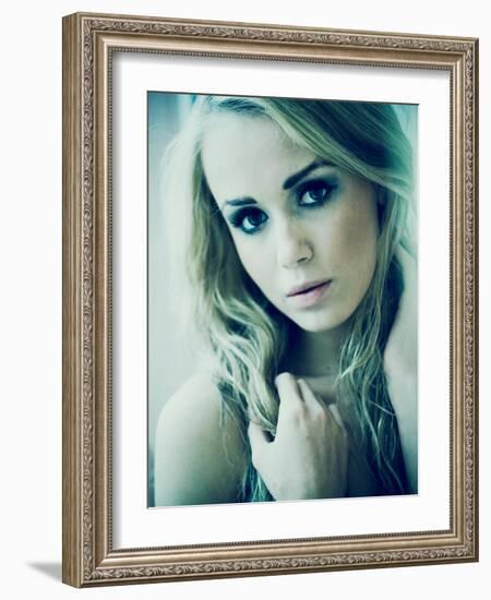 Blonde Girl-Anna Mutwil-Framed Photographic Print