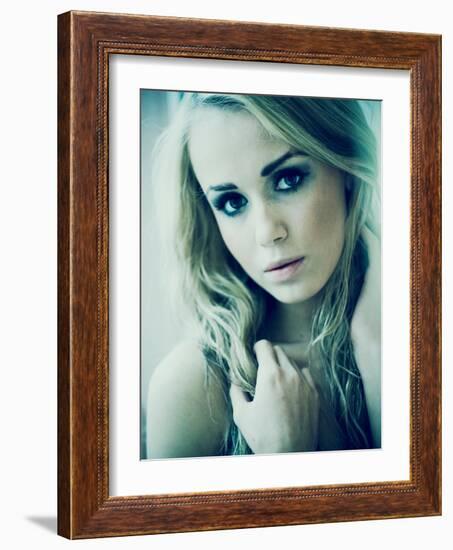 Blonde Girl-Anna Mutwil-Framed Photographic Print